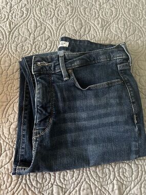 Levi's Women's Straight Leg Jeans in Dark Blue Denim